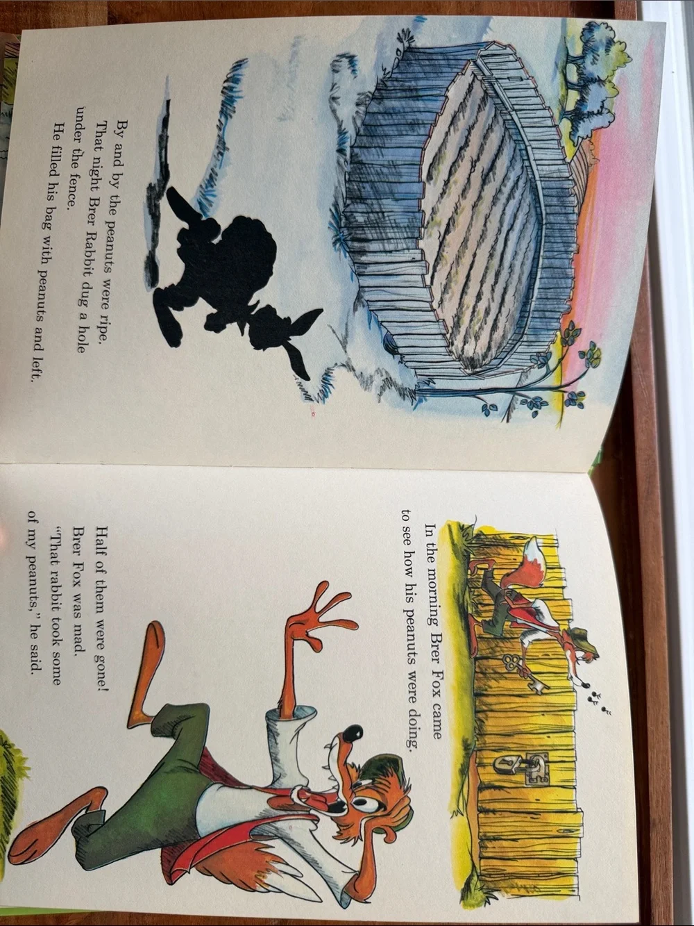 VTG 1973 Disney Brer Rabbit and His Friends Wonderful World of Reading New Mint